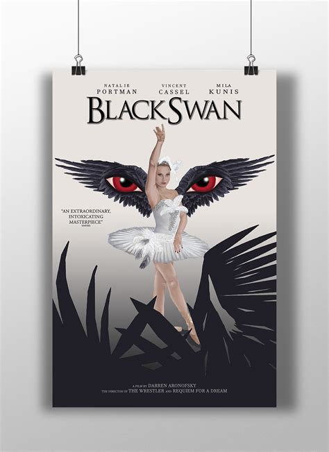 Black swan movie poster (Illustration) on Behance