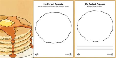 My Perfect Pancake Worksheet / Activity Sheet Pack - Pancake