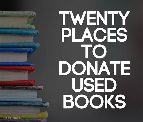 20 Places to Donate Used Books