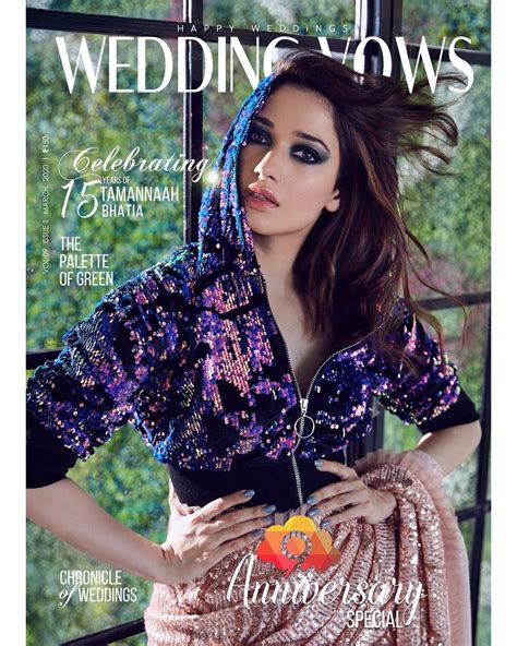 Tamannaah Bhatia - Wedding Vows Magazine March 2020 - RitzyStar