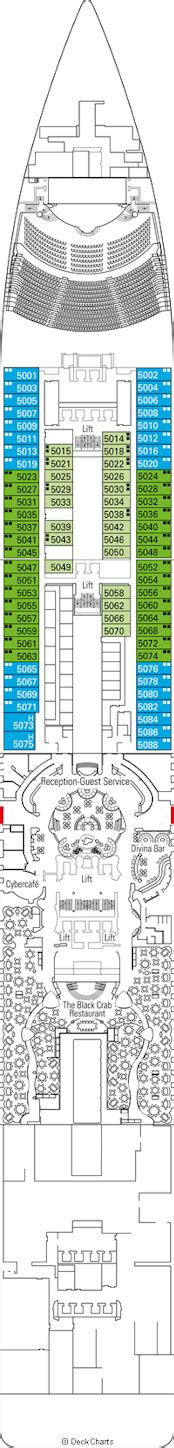 MSC Divina Deck Plans: Ship Layout, Staterooms & Map - Cruise Critic