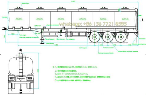 Hot Selling 45,000L gasoline transport tank trailer In China - PowerStar Trucks