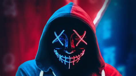 Hacker Mask Neon Wallpapers - Wallpaper Cave