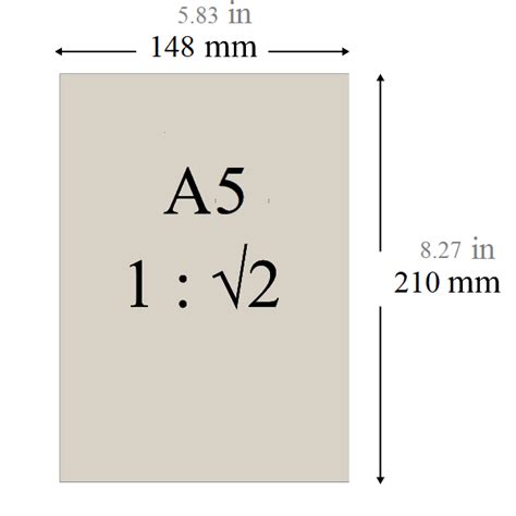 A5 Paper Size - Dimensions in inches, mm, cm, and pixels