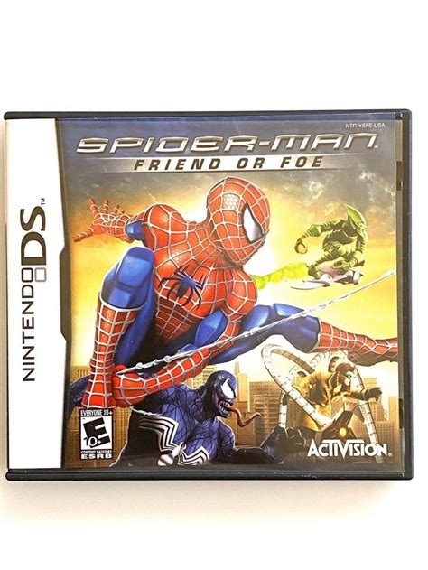 SpiderMan Friend or Foe DS Game on Mercari | Ds games, Spiderman, Foe