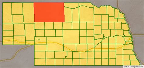 Map of Cherry County, Nebraska - Địa Ốc Thông Thái