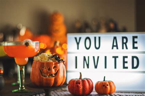 Halloween Potluck Invitation