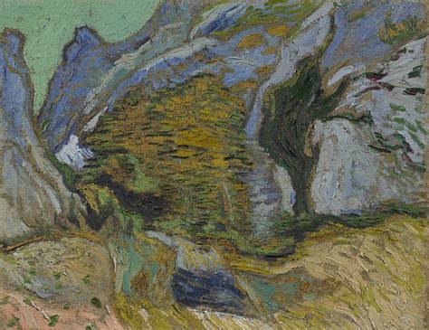 Ravine with a Small Stream — Vincent van Gogh