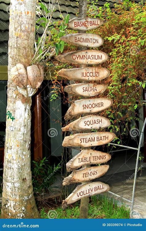 Resort sign-board stock photo. Image of boards, juccuzi - 30339074