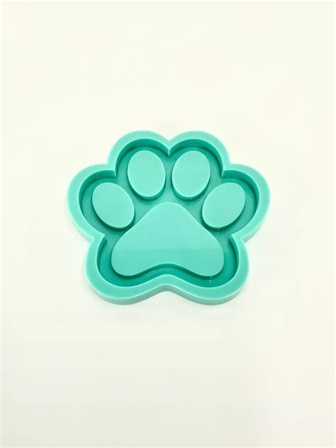 Paw Print Tray Silicone Mold | Dog Paw Print Mold | Cat Paw Print Mold - Zapp3D Design LLC