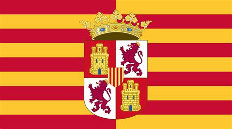 Alternate Flag of Spain (15th Century if united with the Crown of ...