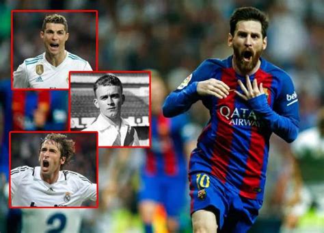 Top 10 Players With Most Goals Scored In El Clasico History - SportsBigNews