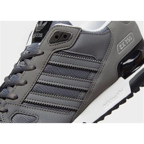 adidas Originals Synthetic Zx 750 in Grey/Black/White (Gray) for Men - Lyst