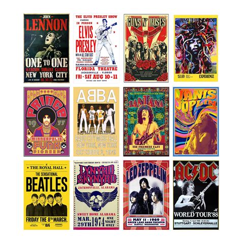 Rock Concert Posters Designs