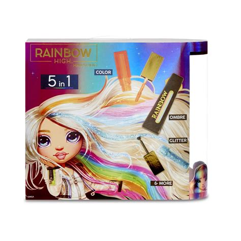 Rainbow Surprise RAINBOW HIGH Hair Studio – Create Rainbow Hair With ...