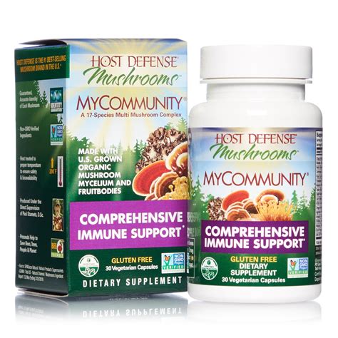 Host Defense, MyCommunity Capsules, Advanced Immune Support, Mushroom ...