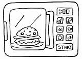 Top 9 Fun Microwave Coloring Pages For Small Children  sketch template