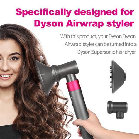 Buy Diffuser Nozzle with Conversing Adapter for Dyson Airwrap Styler Hair Dryer Attachment Parts ...