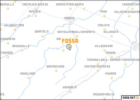 Fossa (Italy) map - nona.net