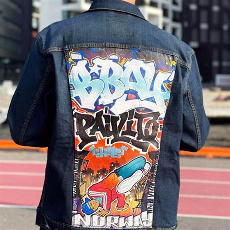 Custom Graffiti Denim Jacket your Name on a Jacket - Etsy