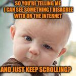 Skeptical Baby Meme Generator - Imgflip