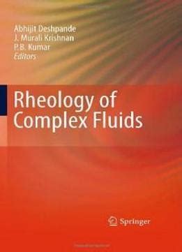 Rheology Of Complex Fluids Download