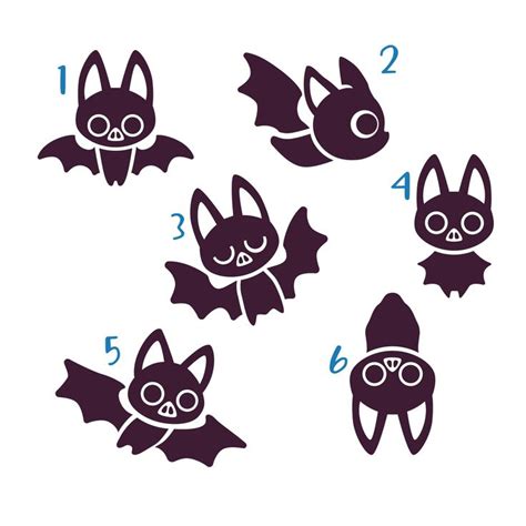 Cute Bat Decals for Walls Flying Bat Stickers | Etsy | Cute bat, Wall decals, Cute