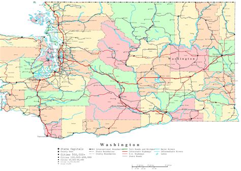 Map Of Counties In Washington State - Alaska Map