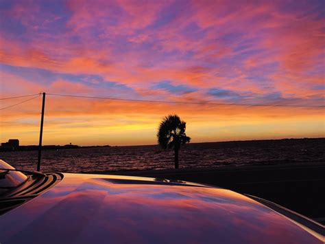 Sunset over Navarre Beach : florida