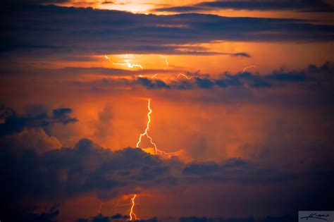 Lightning Storm Out Over Jupiter Coast | HDR Photography by Captain Kimo