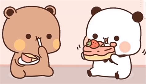 Dudu And Bubu Eating Dudu And Bubu Cake GIF - Dudu and bubu eating Dudu and bubu cake Dudu and ...