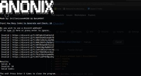 discord-nitro-generator-checker-python from loulou867 - Coder Social