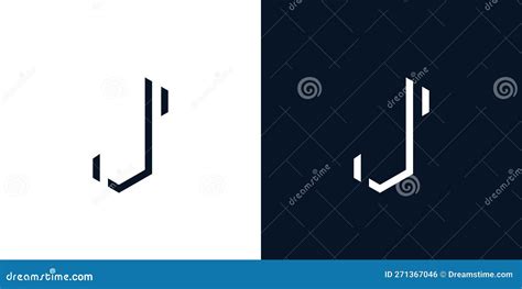 Cool J logo design stock vector. Illustration of brand - 271367046