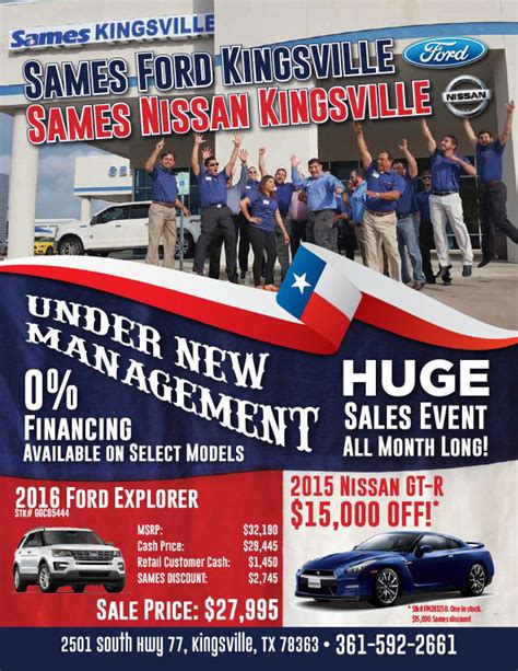 Sames Ford Nissan Kingsville on Behance