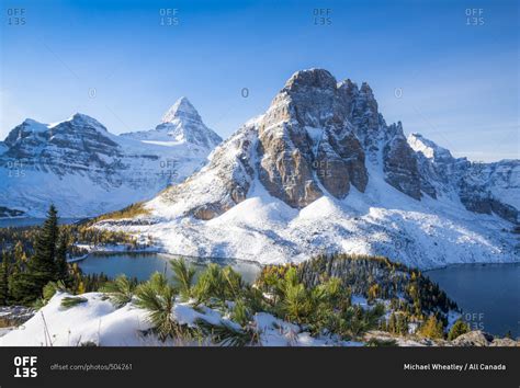 Mount Assiniboine Provincial Park, British Columbia, Canada stock photo ...