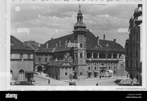 Postcard of Maribor Castle Stock Photo - Alamy