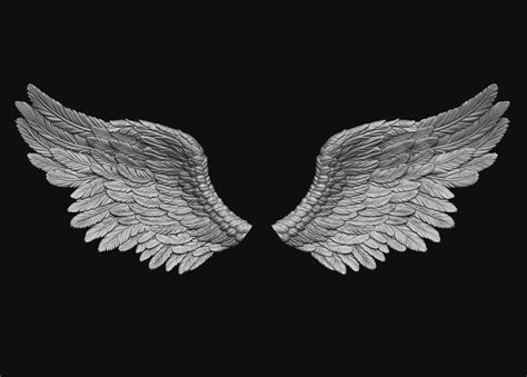 Wings Printable 5 | 3D Print Model | Wings wallpaper, Angel wings art ...