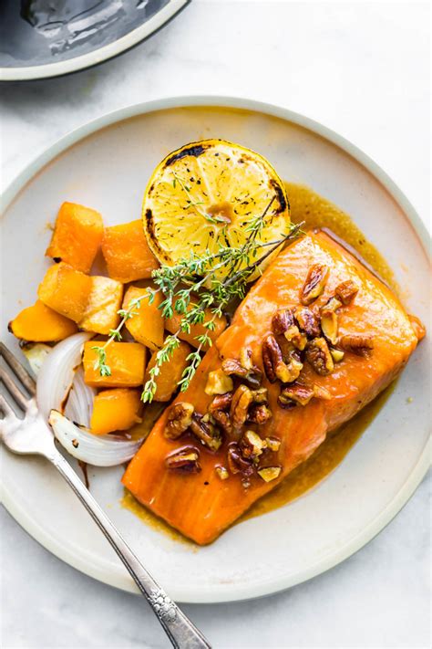 Maple Bourbon Glazed Salmon - Cotter Crunch