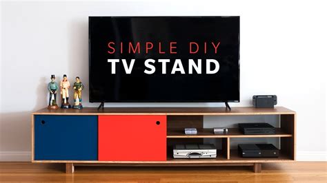 Easy Diy Tv Console Table | Brokeasshome.com