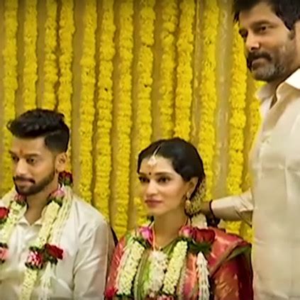 Chiyaan Vikram's daughter Akshita Vikram wedding