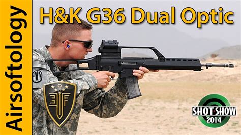 Dual Optics | HK G36 | Elite Force | SHOT Show 2014 - YouTube