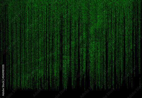 Growth chart on Matrix background. Stock Illustration | Adobe Stock