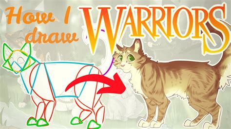 How I draw Warrior Cats (or just cats in general) - YouTube