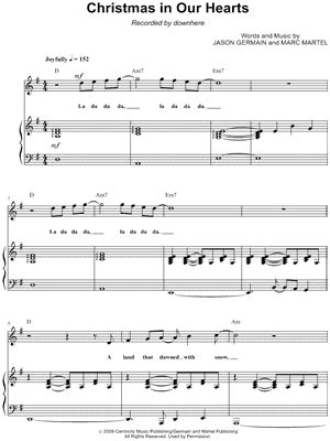 "Christmas in Our Hearts" Sheet Music - 1 Arrangement Available ...