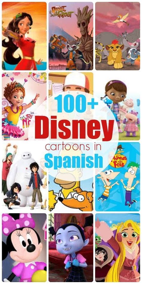 Disney Spanish Cartoons - List of Over 100 | Cartoon list, Disney cartoons, Muppet babies