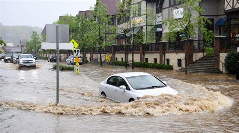 Severe storms bring flooding, road closures to Asheville area