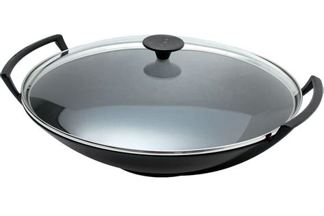 Wok Le Creuset avec couvercle 36 cm, 4,5 L noir | Achetez à prix ...