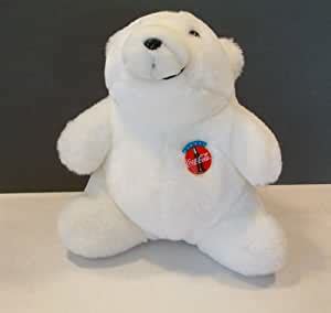 Amazon.com: Coca-Cola Plush White Polar Bear 7" 1993 Always Coke: Toys ...