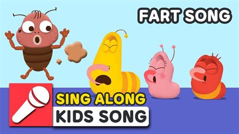 FART SONG | LARVA KIDS | SING ALONG | BEST NURSERY RHYME | FUNNY SONG ...