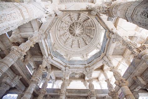 Interior of Ranakpur Temple | Jain temple, Architecture photo, Temple